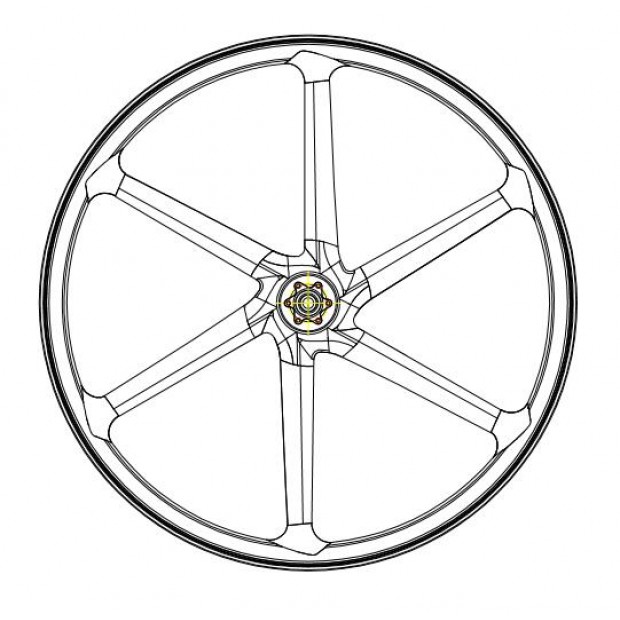 27.5er 6 Spokes Carbon MTB Wheel 27.5er 6 Spokes Carbon MTB Wheel